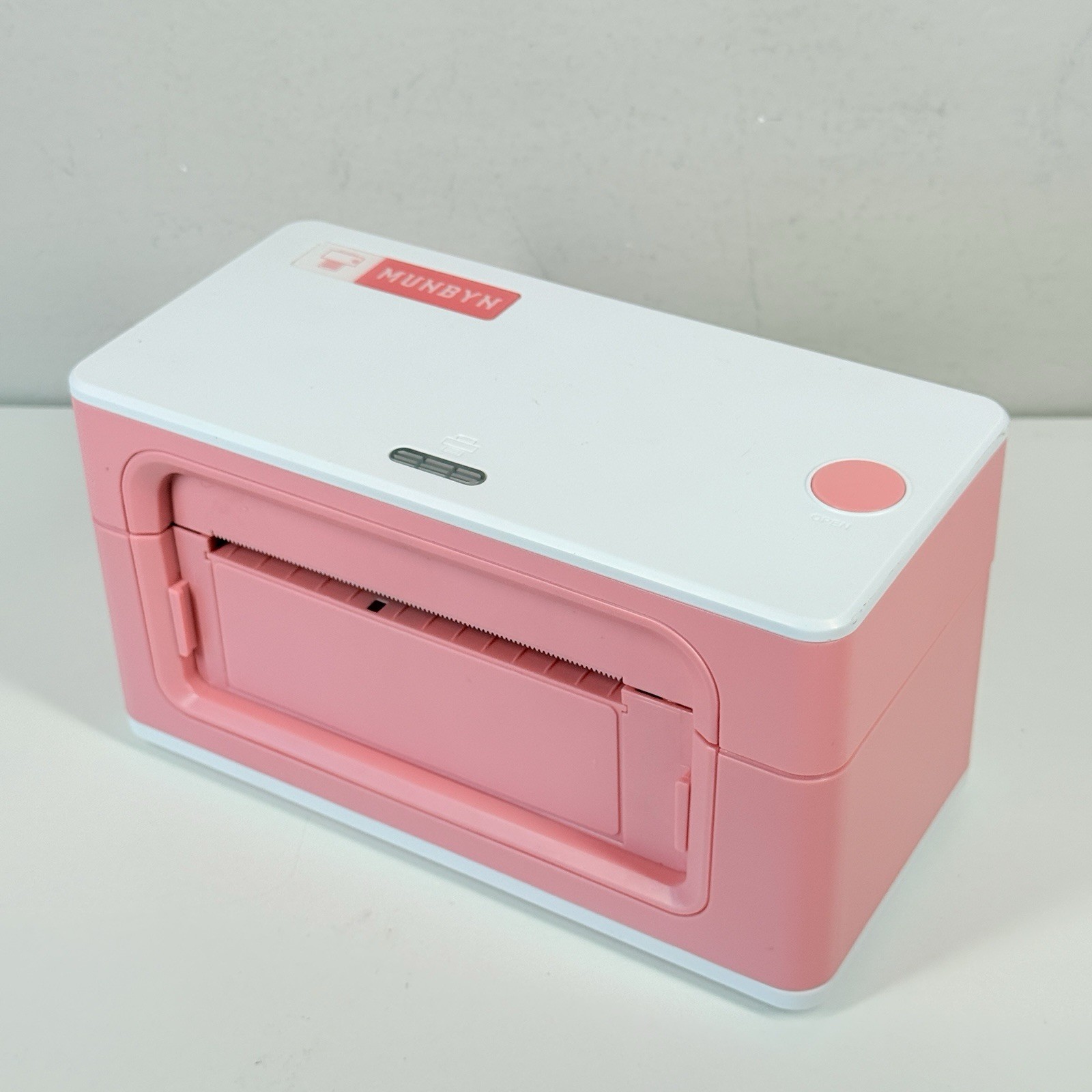Munbyn ITPP941 Pink Thermal Shipping Label Printer No Power Cable Tested