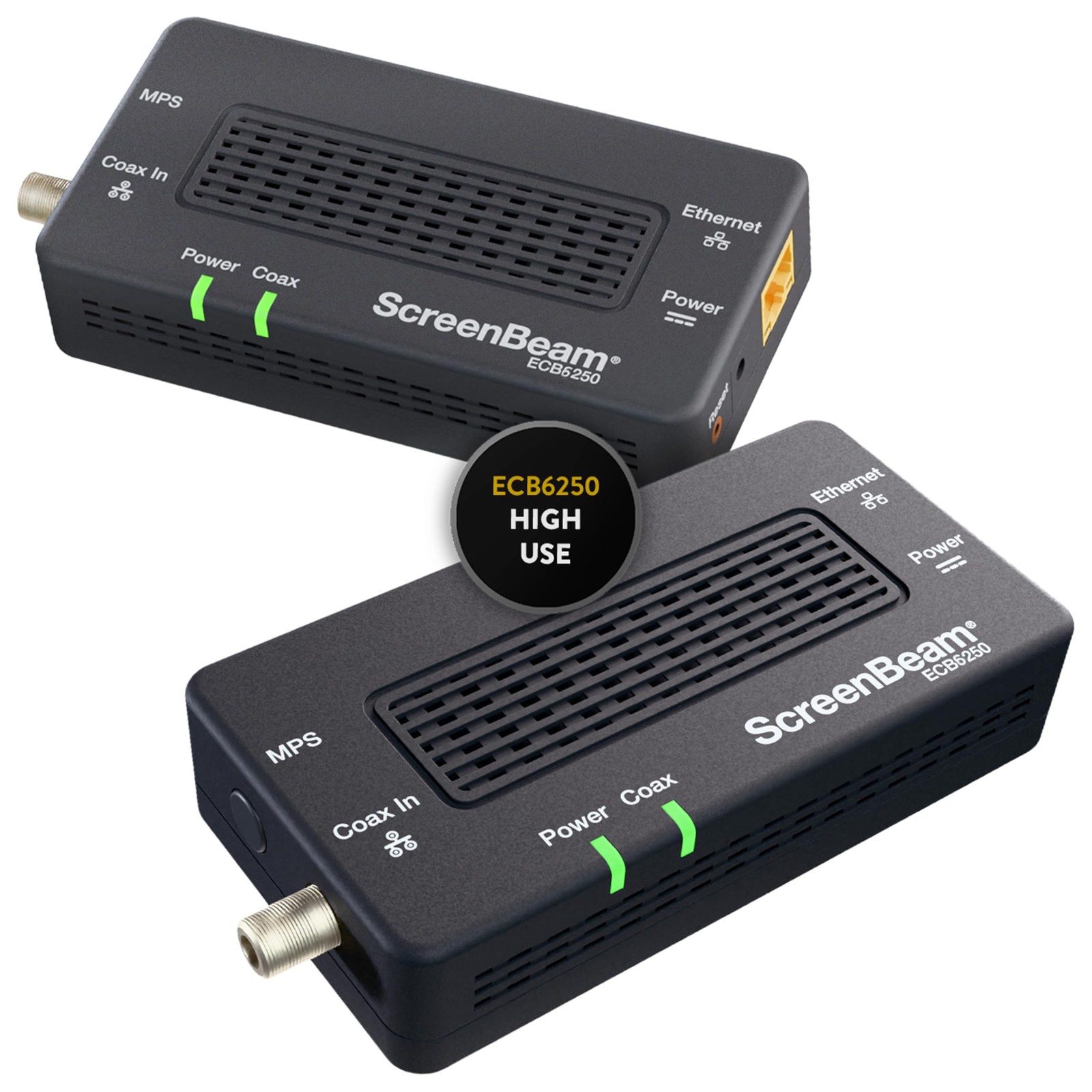 ScreenBeam ECB6250K02 Network Adapter Starter Kit MoCA 2.5 - Faster Black