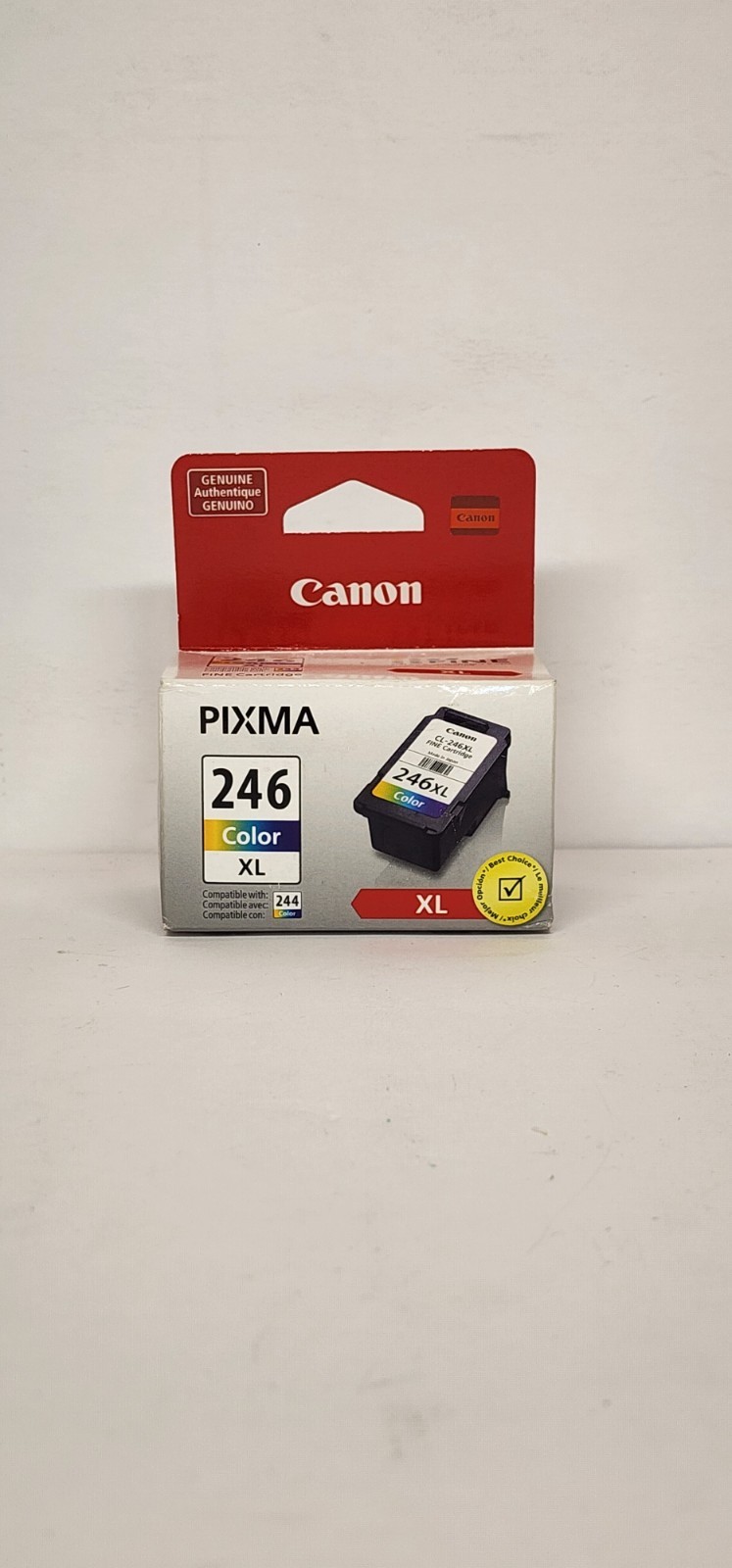 Canon Genuine CL-246XL PIXMA Tri-Color Inkjet Ink Cartridge (246XL FINE)