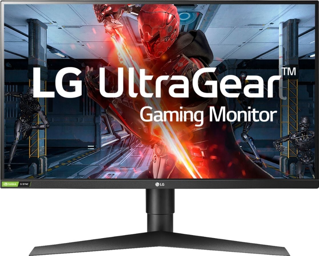 LG 27GL83A-B 27-inch Widescreen QHD IPS Monitor G-SYNC 144 Hz