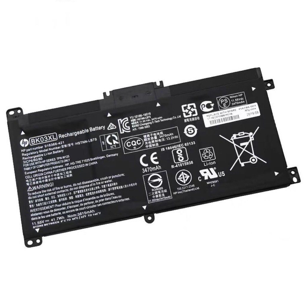 Genuine OEM BK03XL Battery for HP Pavilion x360 14-BA000 916811-855 HSTNN-LB7S C