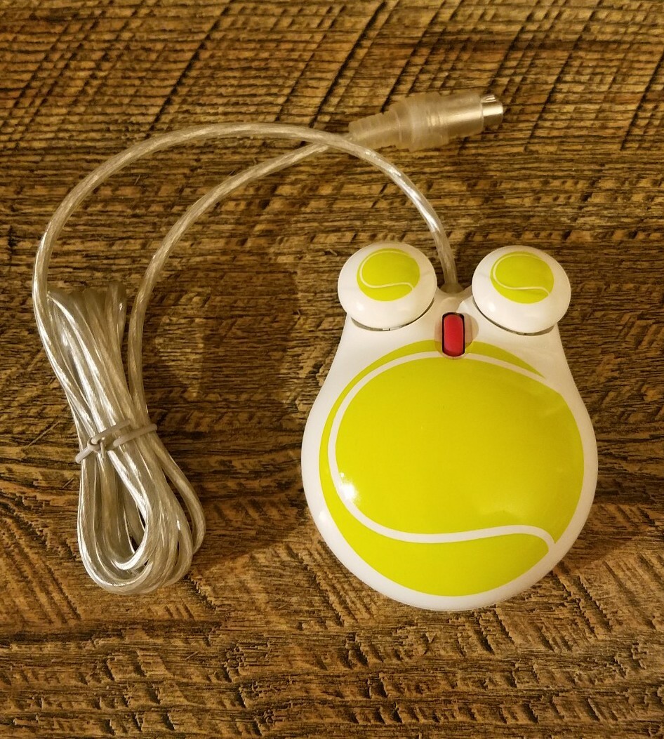Vintage PS/2 Computer Tennis Ball Character Mouse Big Googly Tennis Balls Eyes