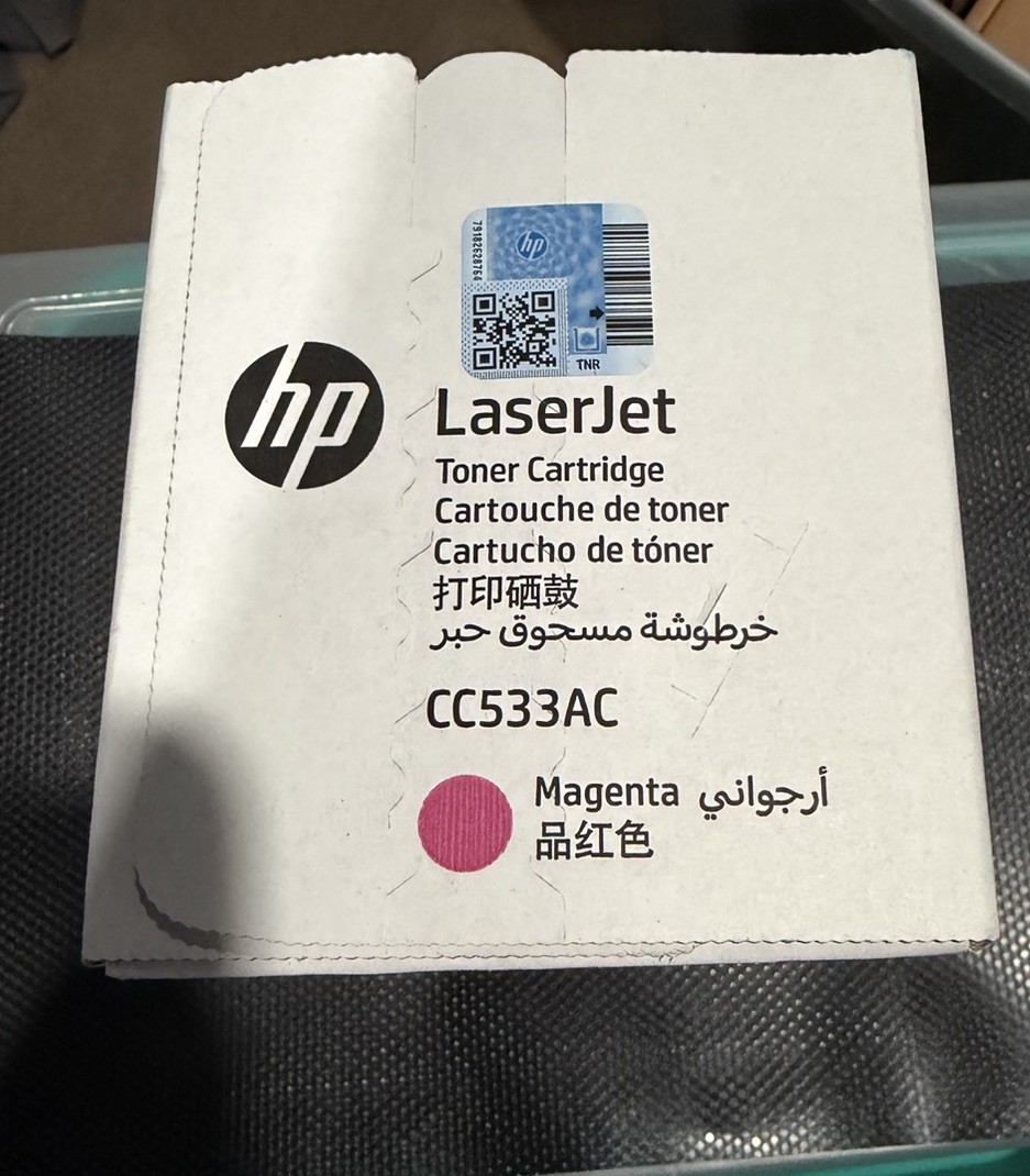 HP 304A CC533AC Magenta Toner Cartridge Genuine OEM NEW SEALED LaserJet