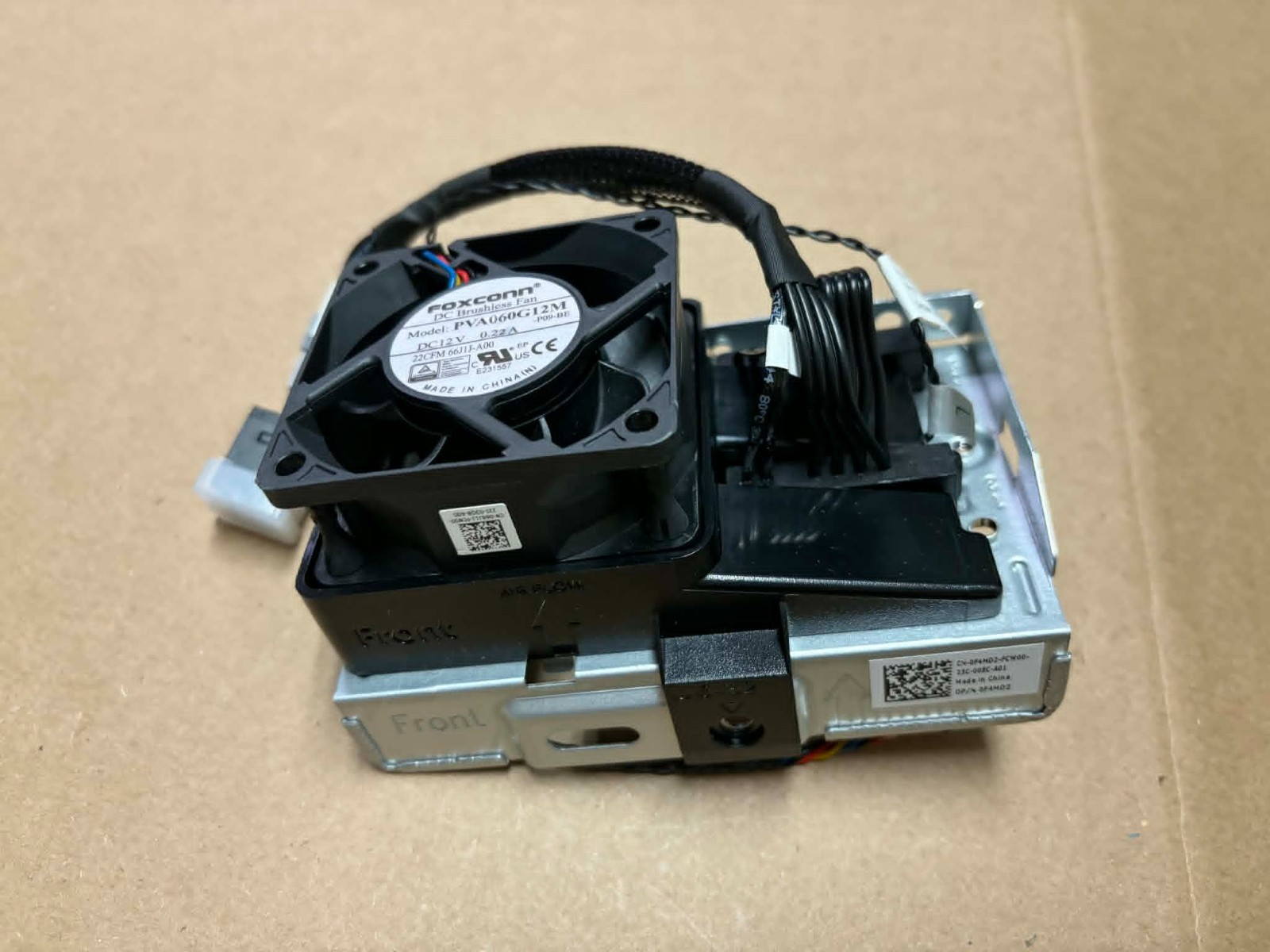 New OEM Dell Precision T7920 FRONT SAS Bracket Cooling Fan 66J1J 26NV5 F4MD2  A