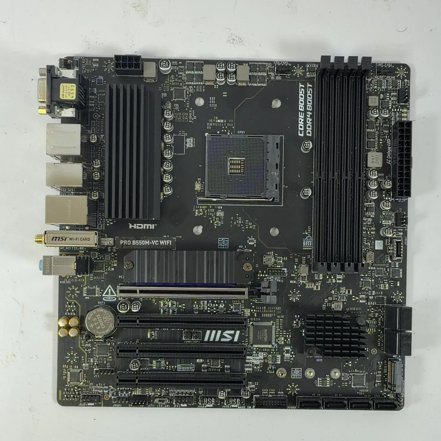 MSi PRO B550M-VC WIFI AM4 microATX AMD DDR4 Motherboard