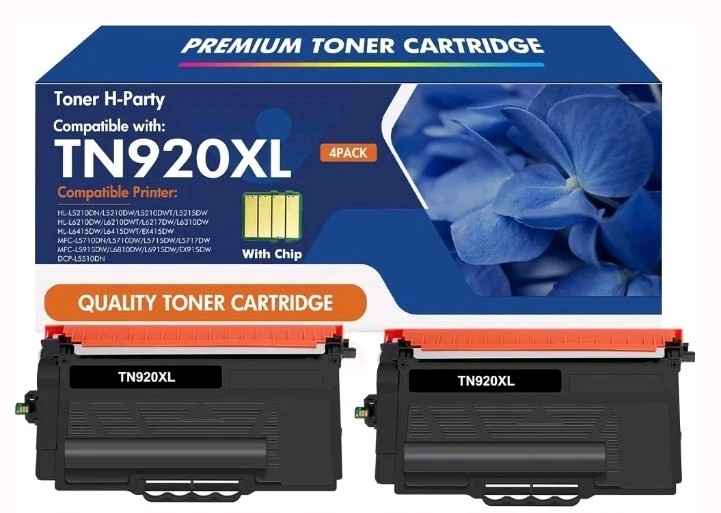 ** NEW Brother Compatible Toner | TN920XL / TN920 | Black | With Chips | 3-Pack