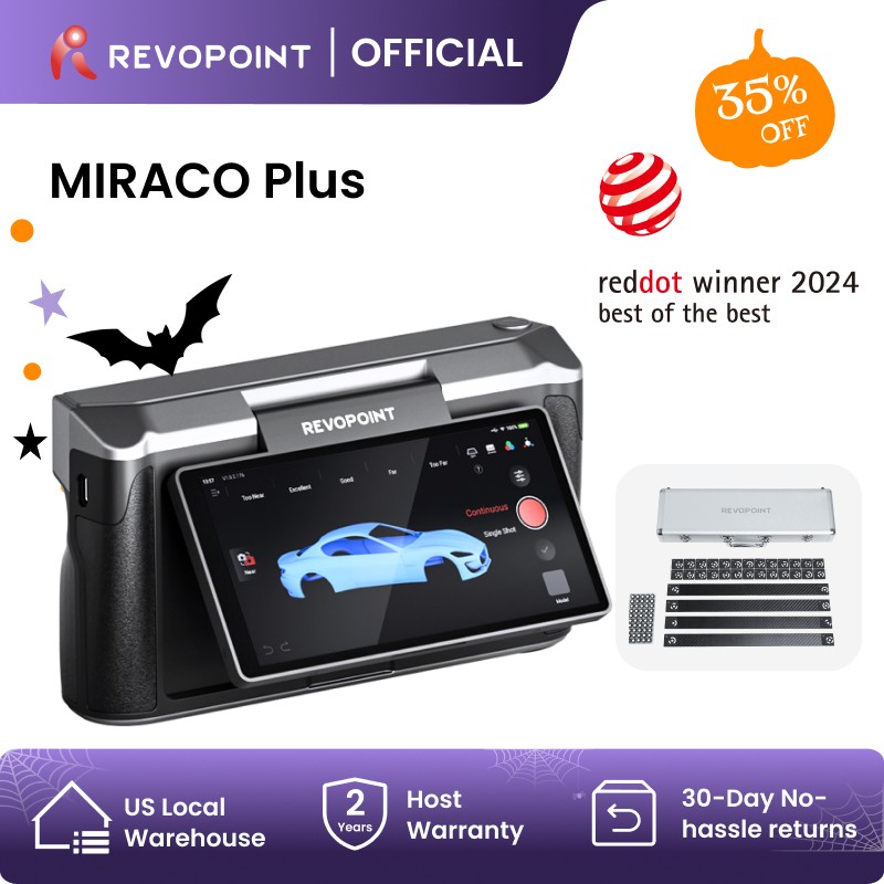 Revopoint MIRACO Plus 3D Scanner Handheld All-in-one 0.02mm 20Fps For 3D Print