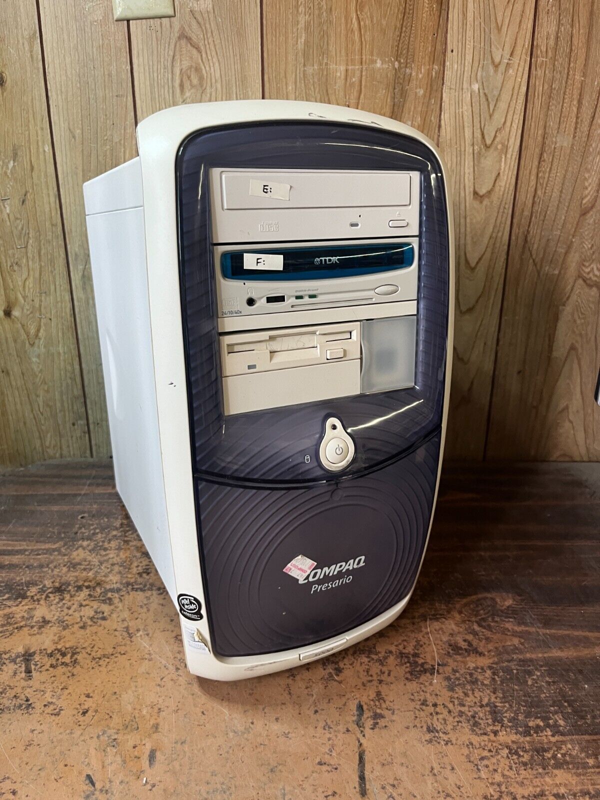 Vintage Compaq Presario 5000 Windows XP Computer RS232 Serial Parallel DB225