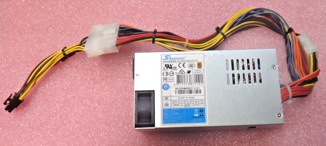 OEM SEASONIC SS‑250SU Active PFC F0 100‑240V 5A 50/60Hz   Power   Supply