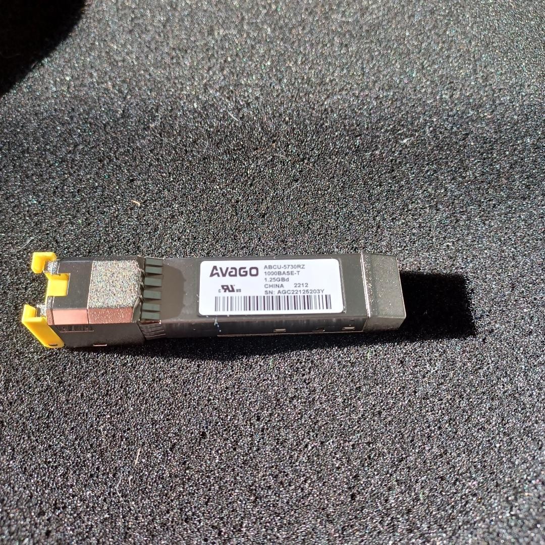 AVAGO ABCU-5730RZ 1000Base-TX 1.25GB SFP Transceiver, 1 Year Warranty