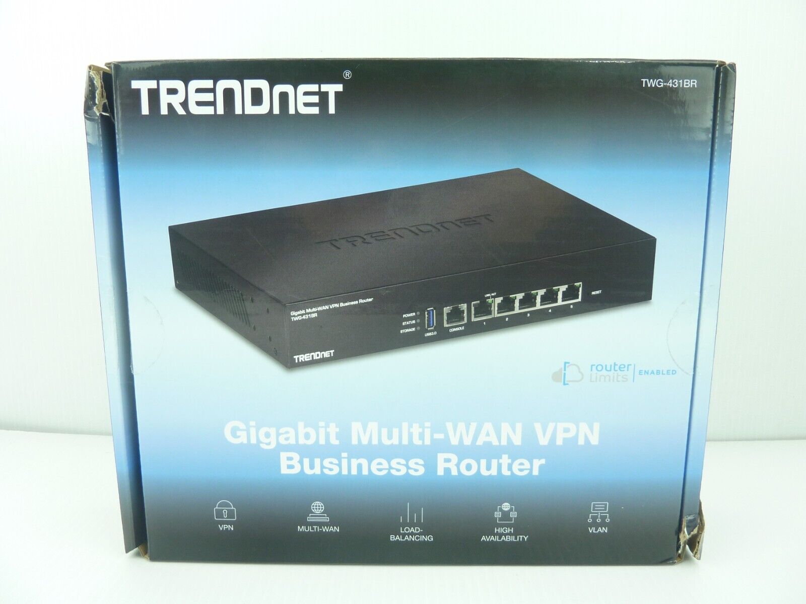 TRENDnet TWG-431BR Gigabit Multi-WAN VPN Business Router
