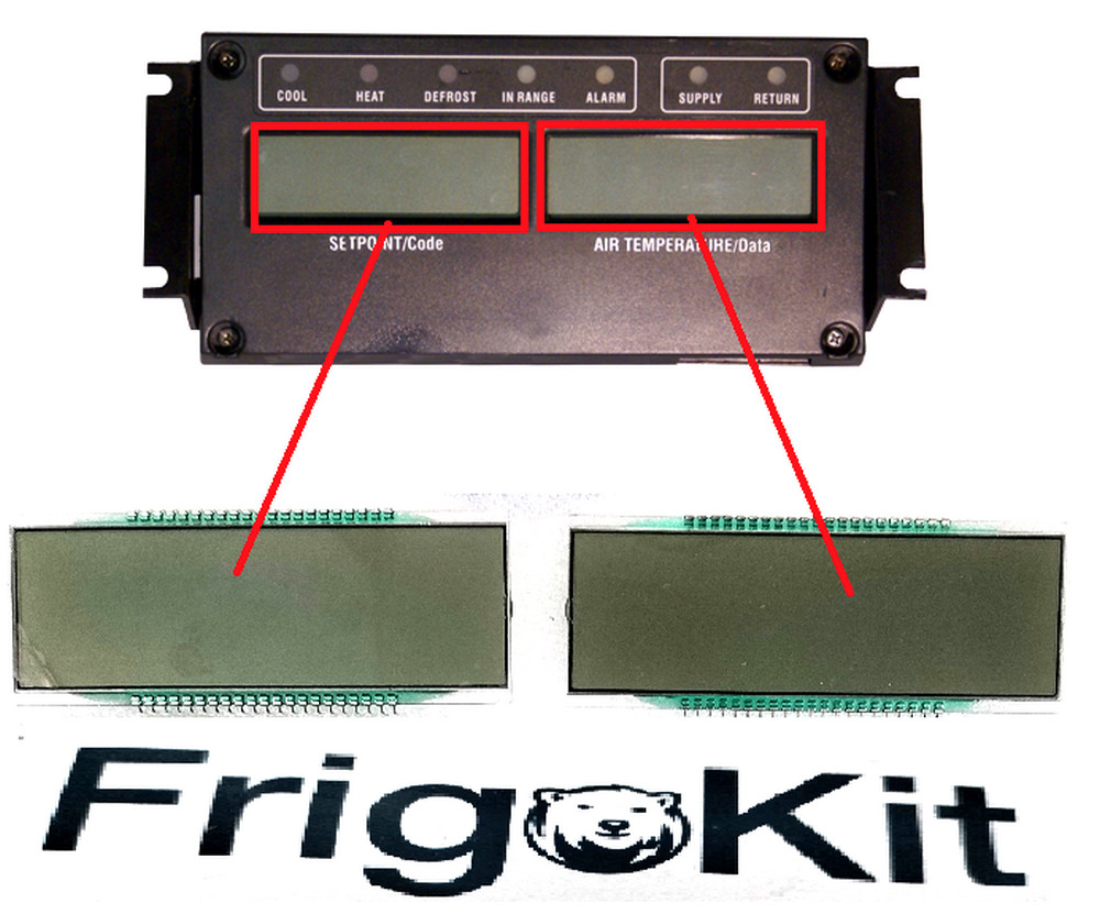 12-00433-03RP LCD DISPLAY FOR CARRIER 69NT40 ML3/ ML5 69NT40-501 CONTAINER 2 PCS