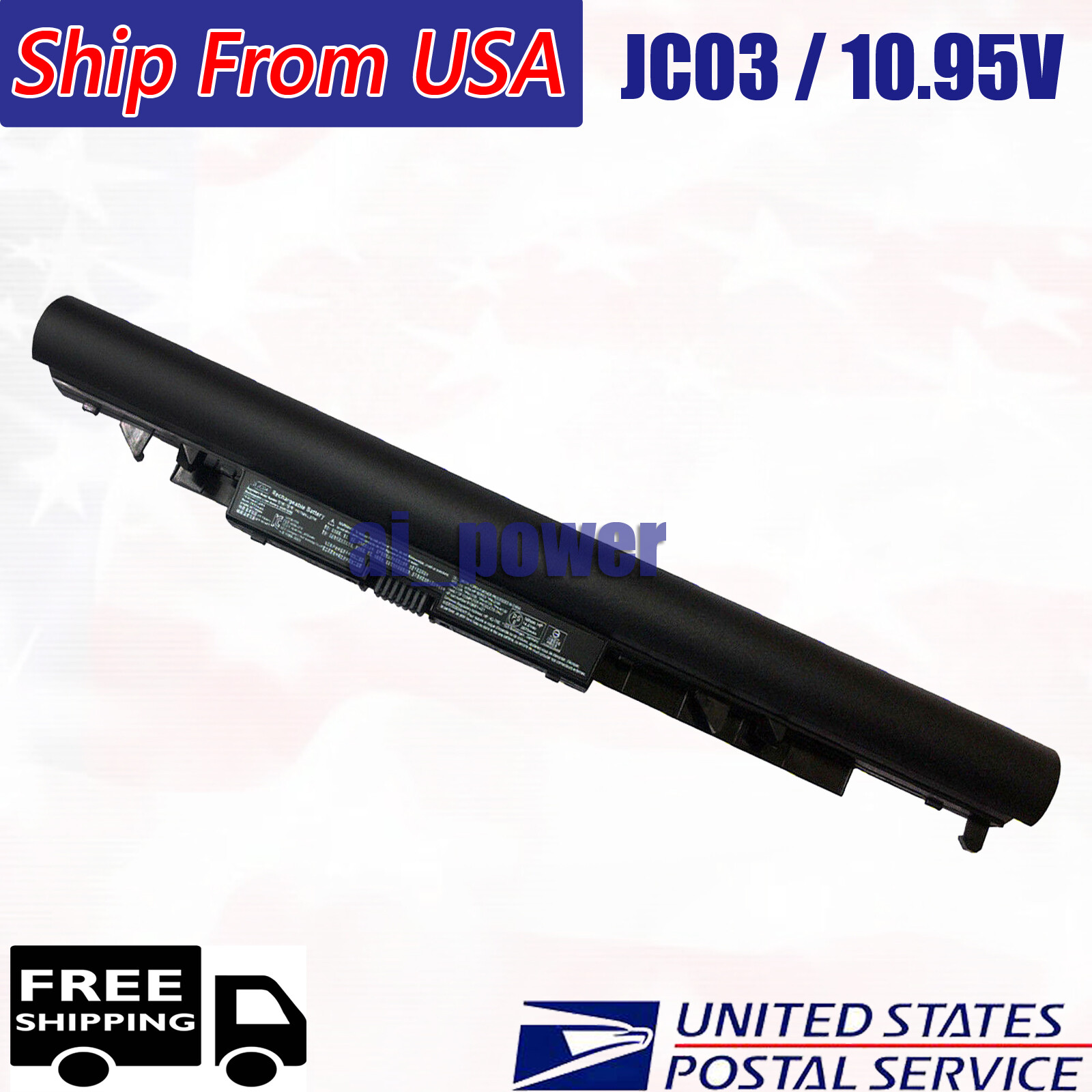 10.95V 31.2Wh JC04 Battery for HP 17-bs061st 15-bs058ca 15-bs023ca 15-bs028ca US
