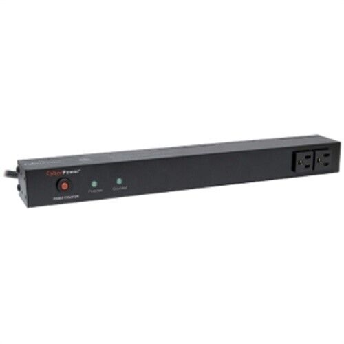 CyberPower RKBS15S2F8R Rackbar Surge Protector, 120V/15A, 10 Outlets, 15 Foot Po