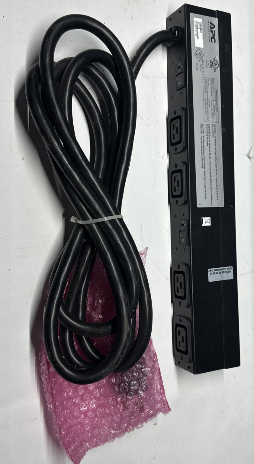 APC AP9570 Rack PDU, Basic, 1U, 30A, 208V, C19s New No Box