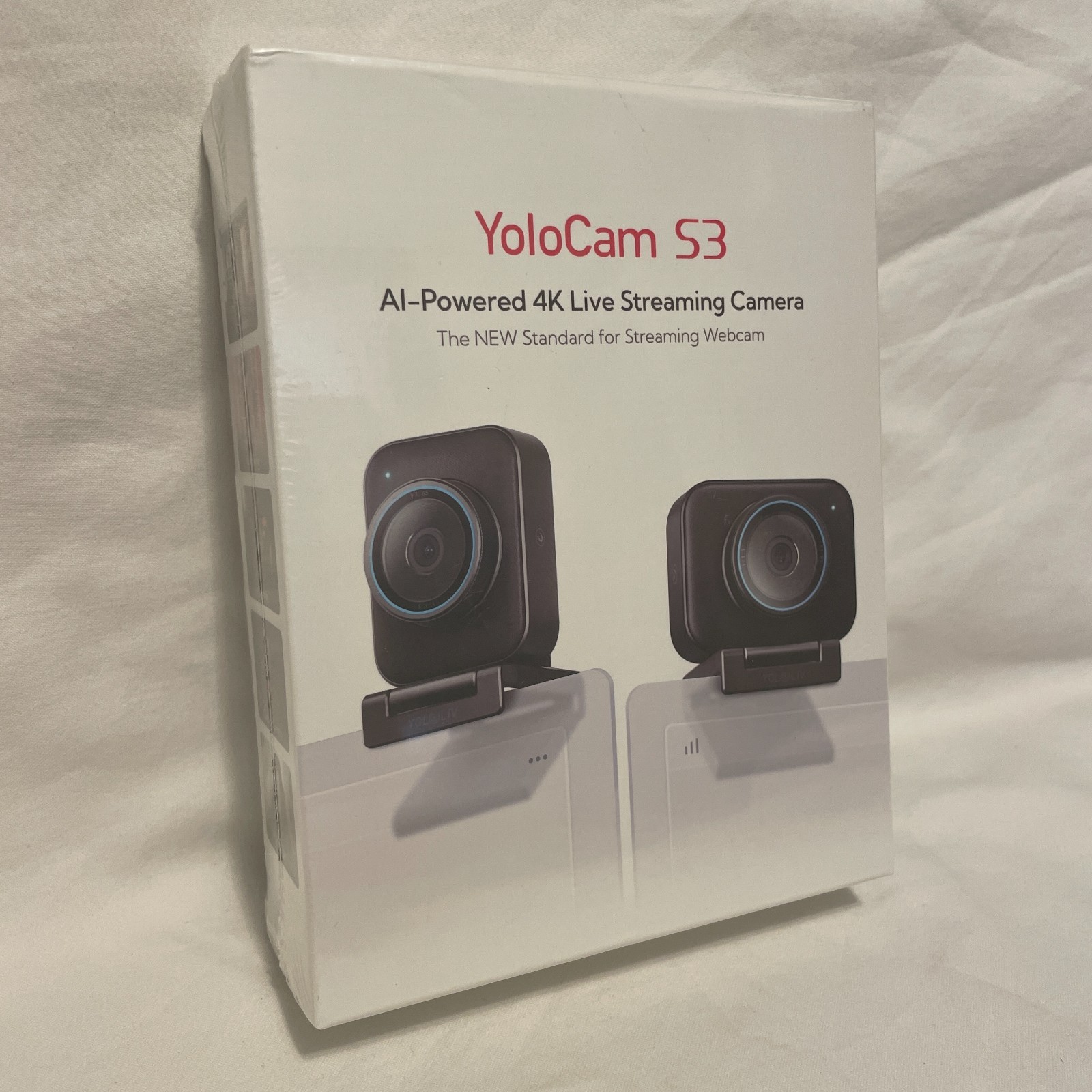 YoloLiv YoloCam S3 4K AI Live Streaming Webcam 1/1.28" Sensor USB-C New