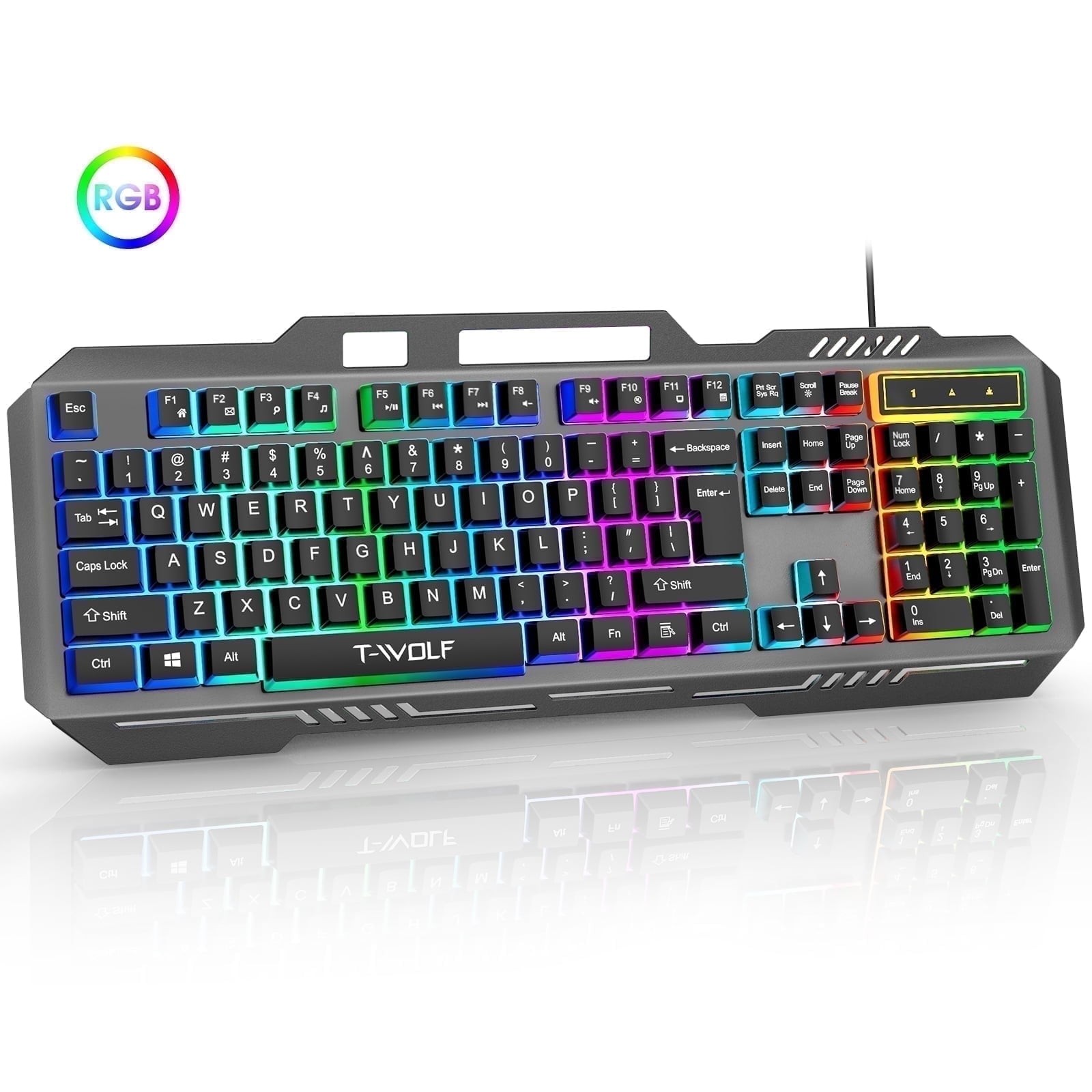 Gaming Keyboard,Mechanical Keyboard,Wired Keyboard, Waterproof, Ultra Sensitive 