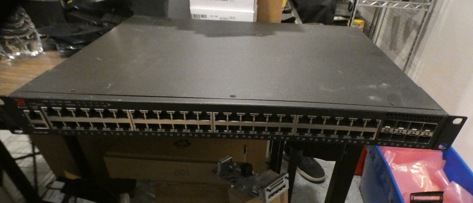 Brocade ICX7250-48P-2X10G 48-Port Managed Switch with Ear Racks ICX 7250-48P