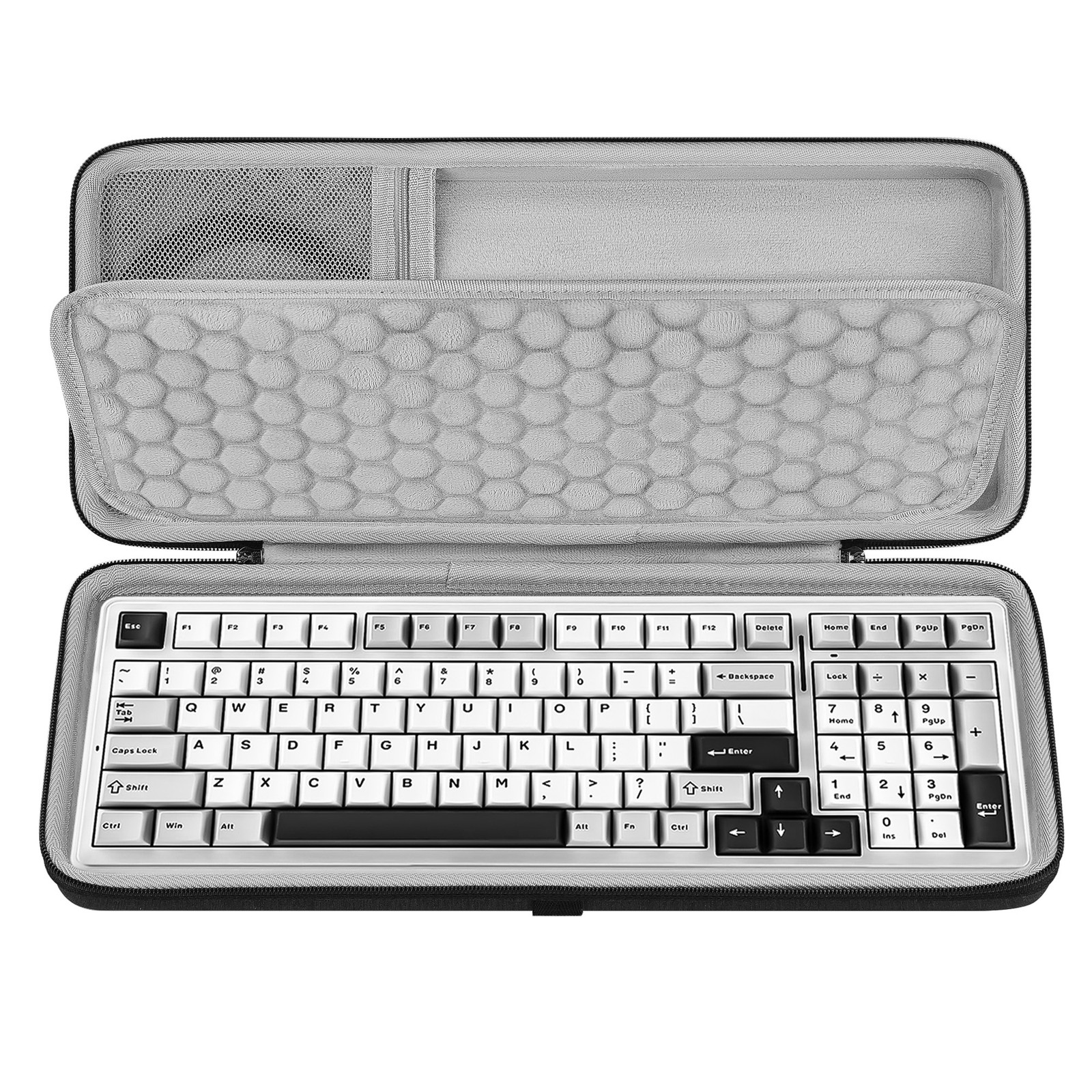 Geekria 90%-96% Keyboard Case Compatible with Logitech G316 X 98 (Gray)