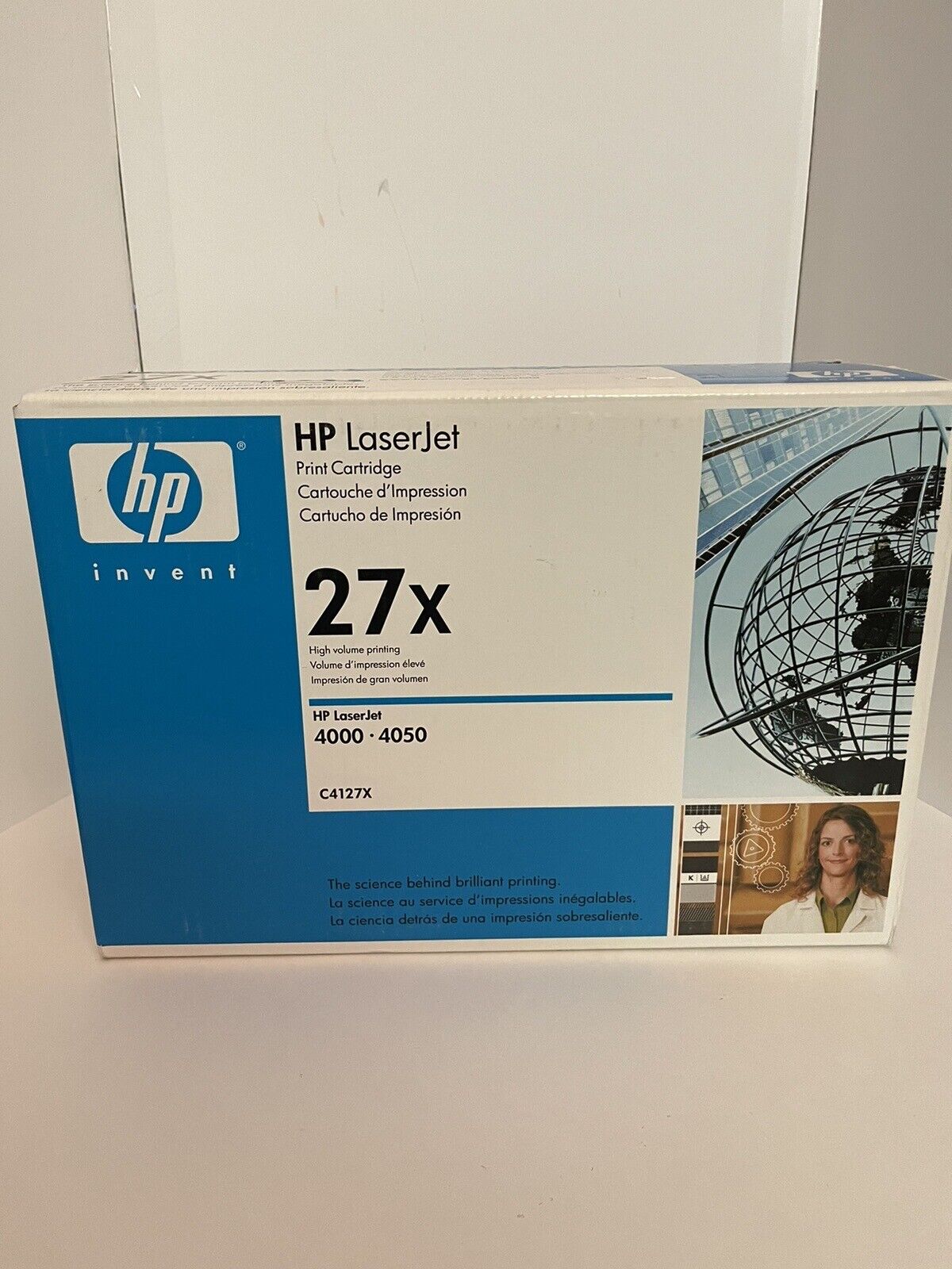 HP Invent Laserjet Print Cartridge 27x C4127X Sealed High Volume 4000 4050