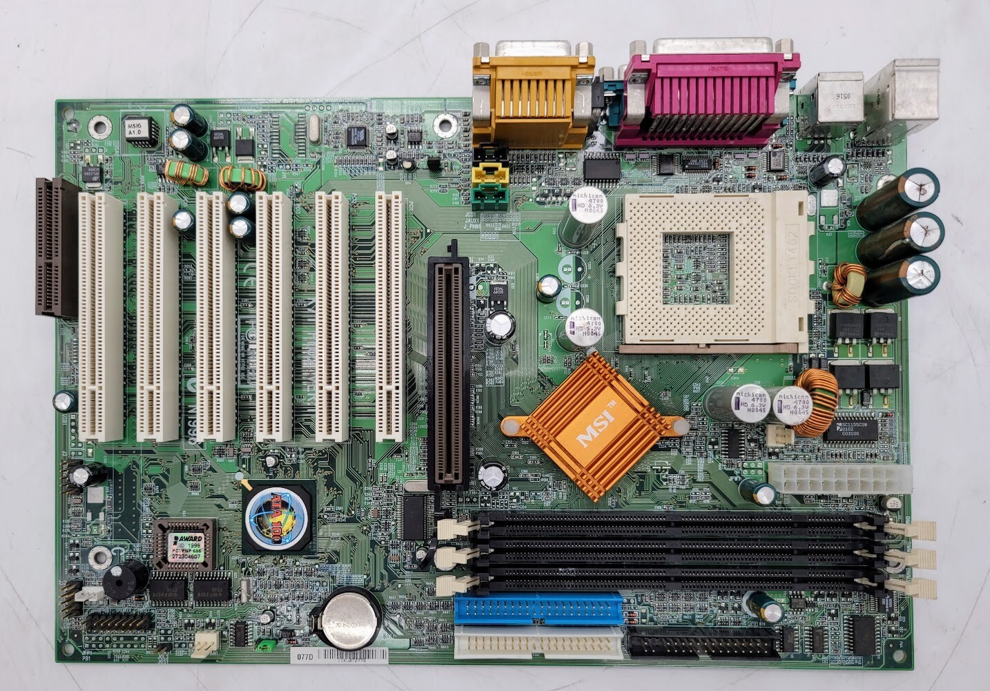 MSI K7T Pro2-A + AMD Athlon Processor Model :MS-6330