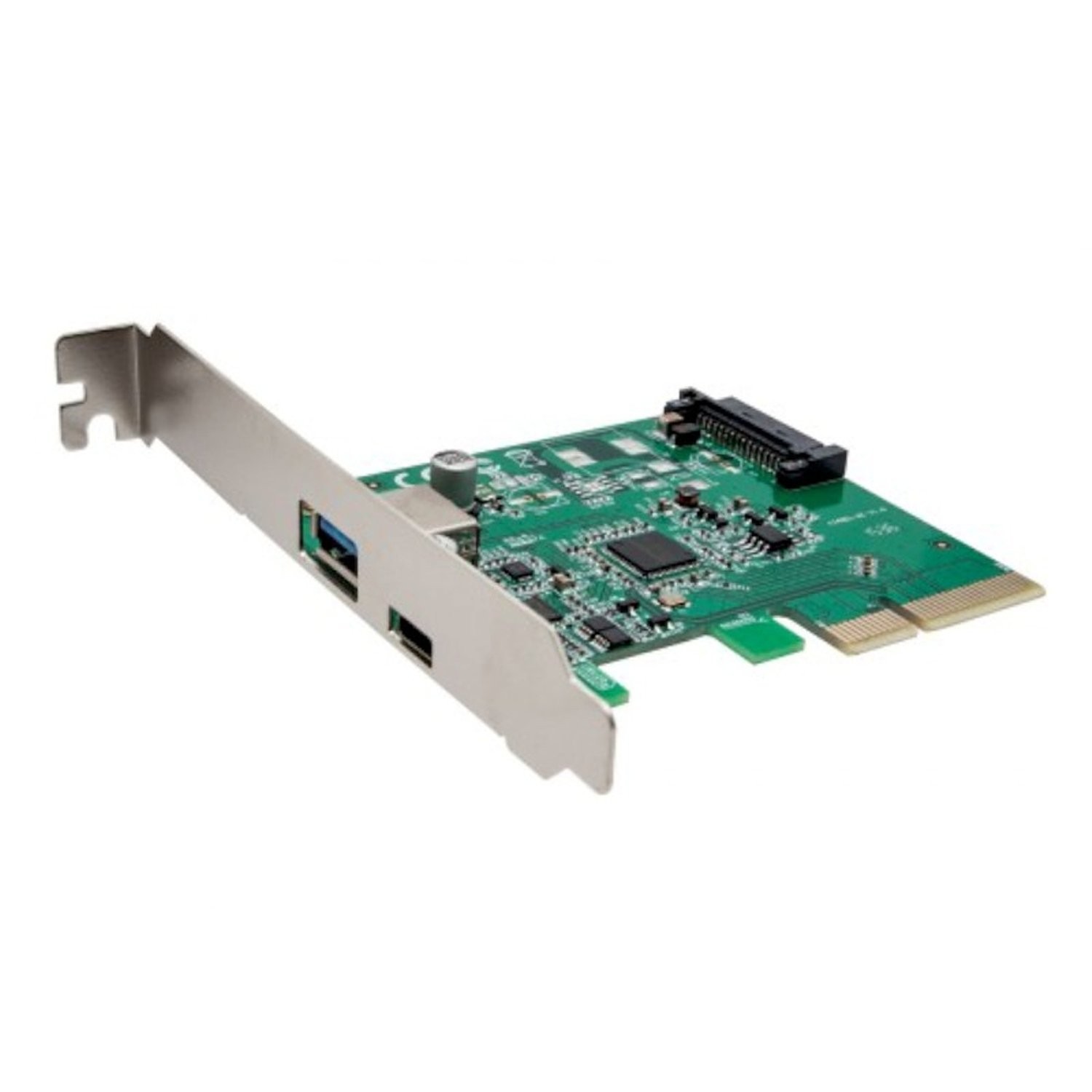 Syba IOCrest USB 3.1 Gen II 10Gbps 2-Port Full-Duplex Controller X4 Slot Card...