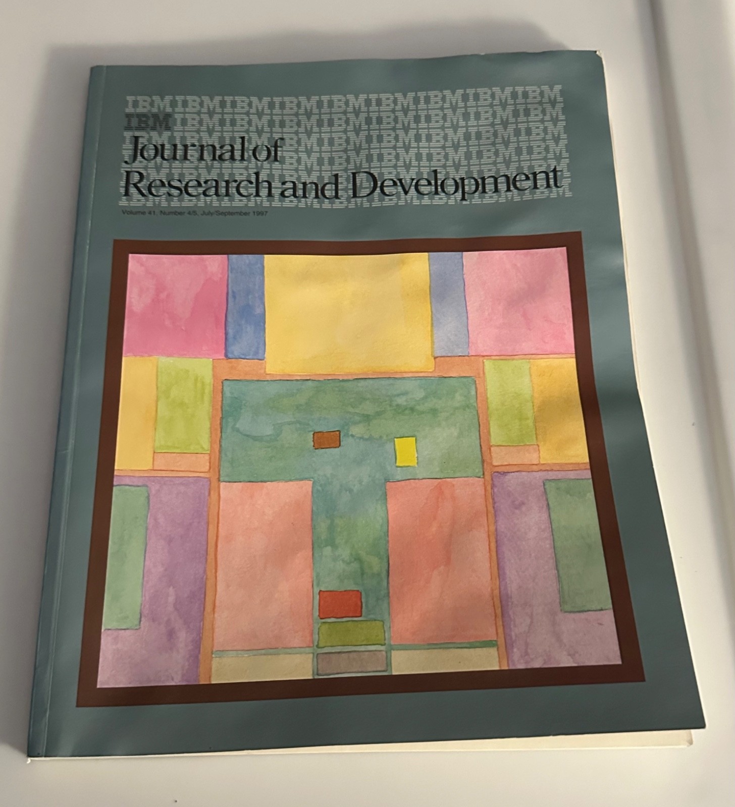 IBM Journal Research Development Vol 41 No 4/5 July Sept 1997 ** POOR CONDITION