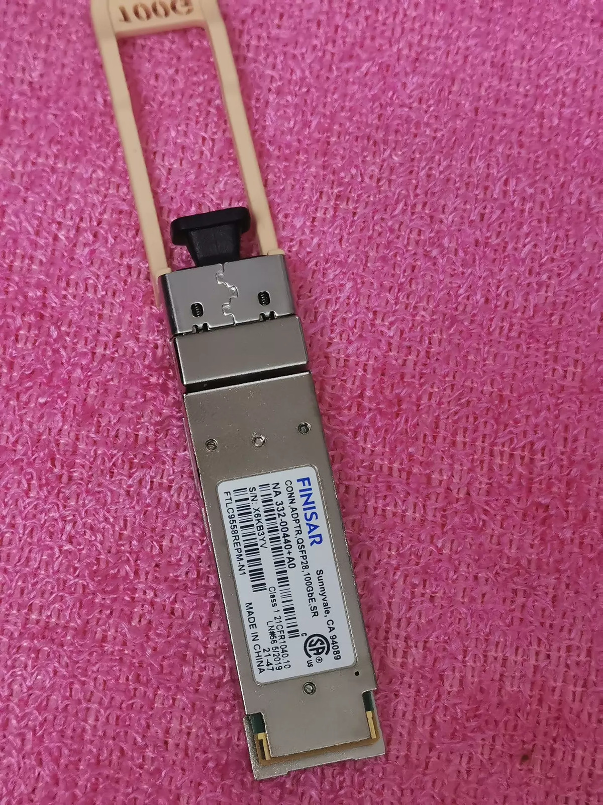 1PC NETAPP X65405 QSFP28 100G SR4 Version A0 332-00440+A0