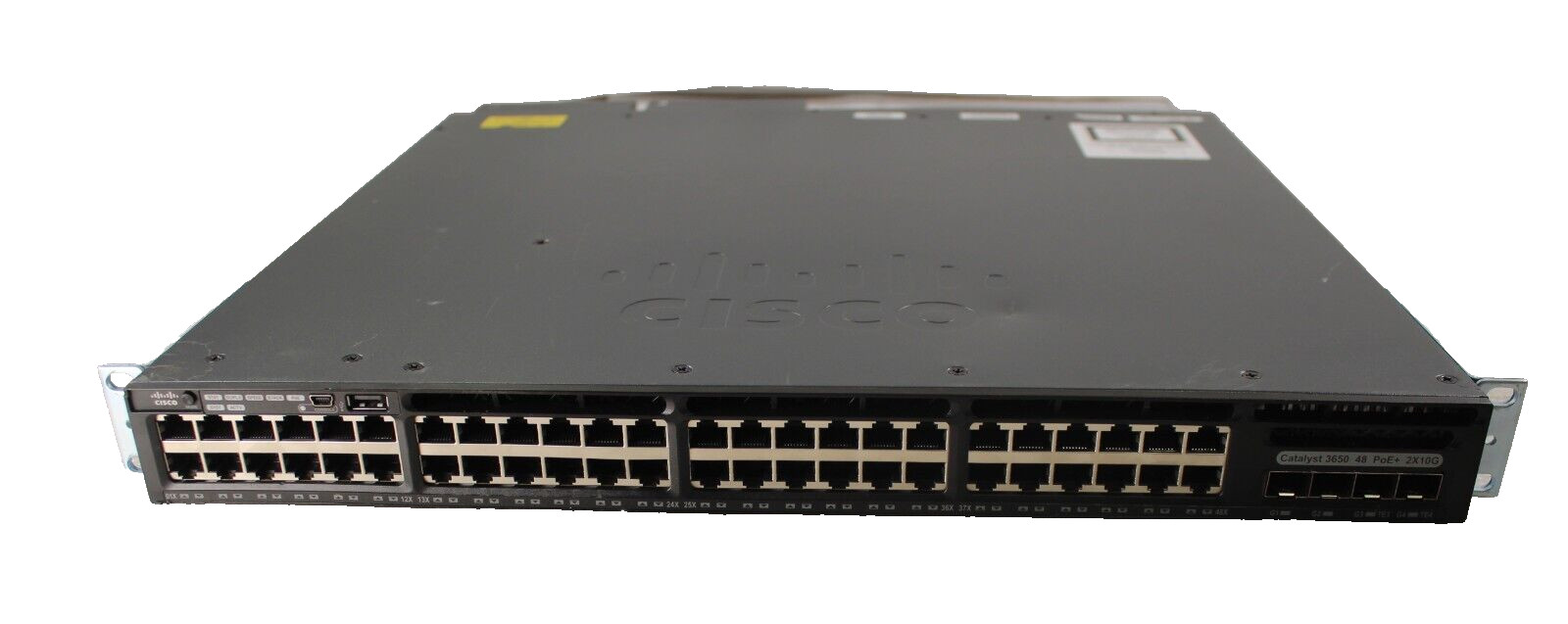 Cisco Catalyst 3650 48-Port Gigabit WS-C3650-48FD-L Ethernet PoE Switch 2*1025W