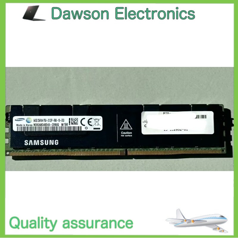 SAMSUNG 64GB DDR4 2133 2S4Rx4 PC4-17000 M393A8G40D40-CRB0Q 288p Server RDIMM RAM