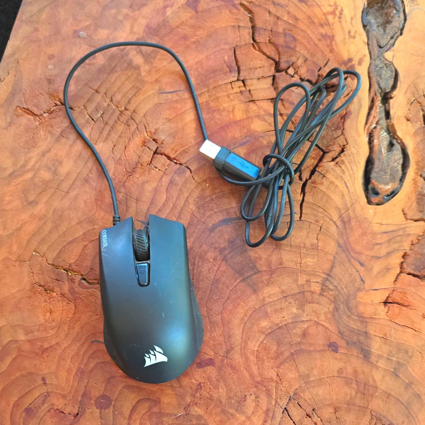 Corsair Harpoon RGB Pro CH-9301111 Wired Gaming Mouse 12000 DPI TESTED WORKING
