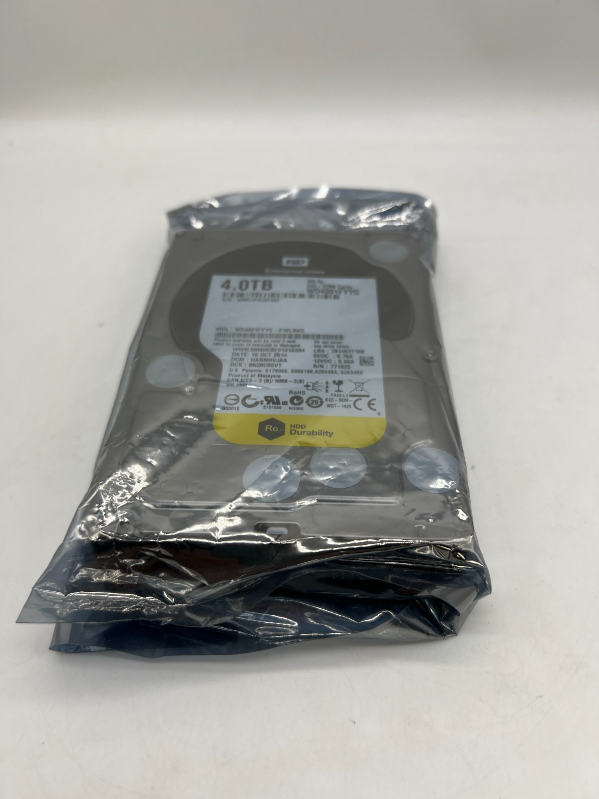 Genuine WD Re 4TB WD4001FYYG 3.5" SAS 6Gb/s Enterprise Hard Drive HDD 7200RPM