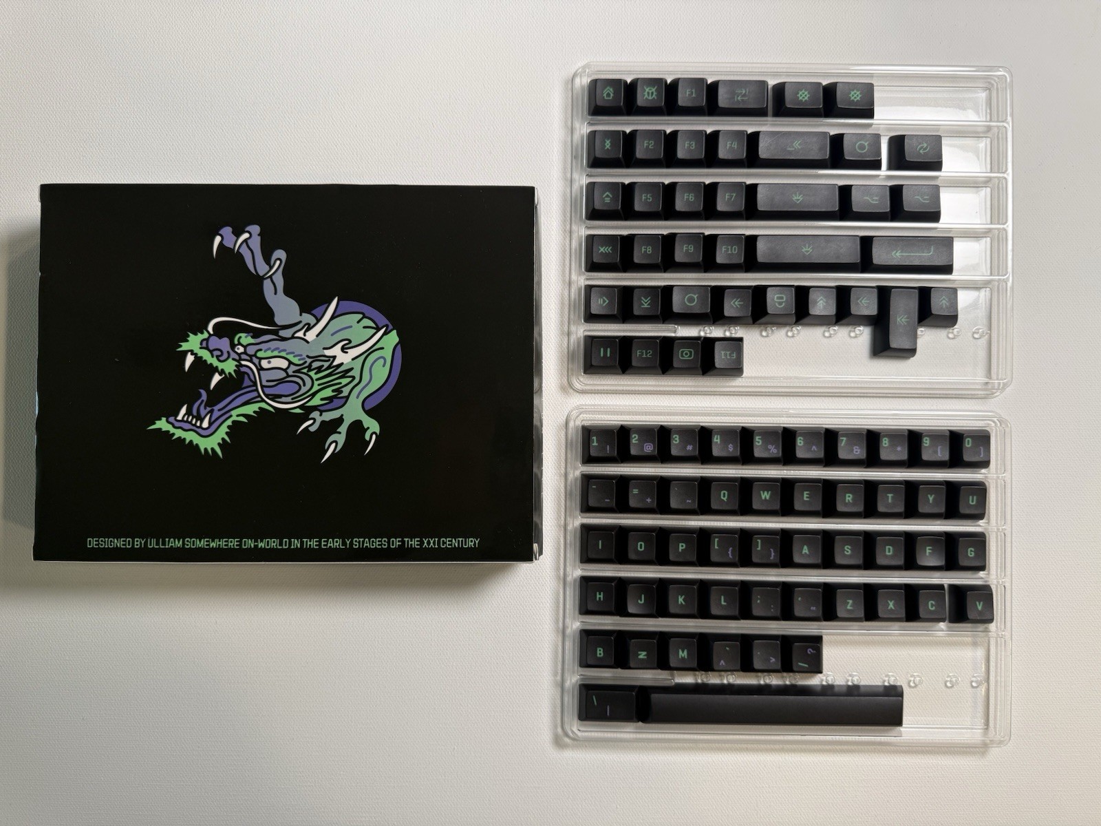 KAT Cyberspace TKL Keycap Set Brand New PBT Dye-Sub Mechanical Keyboard Sold Out