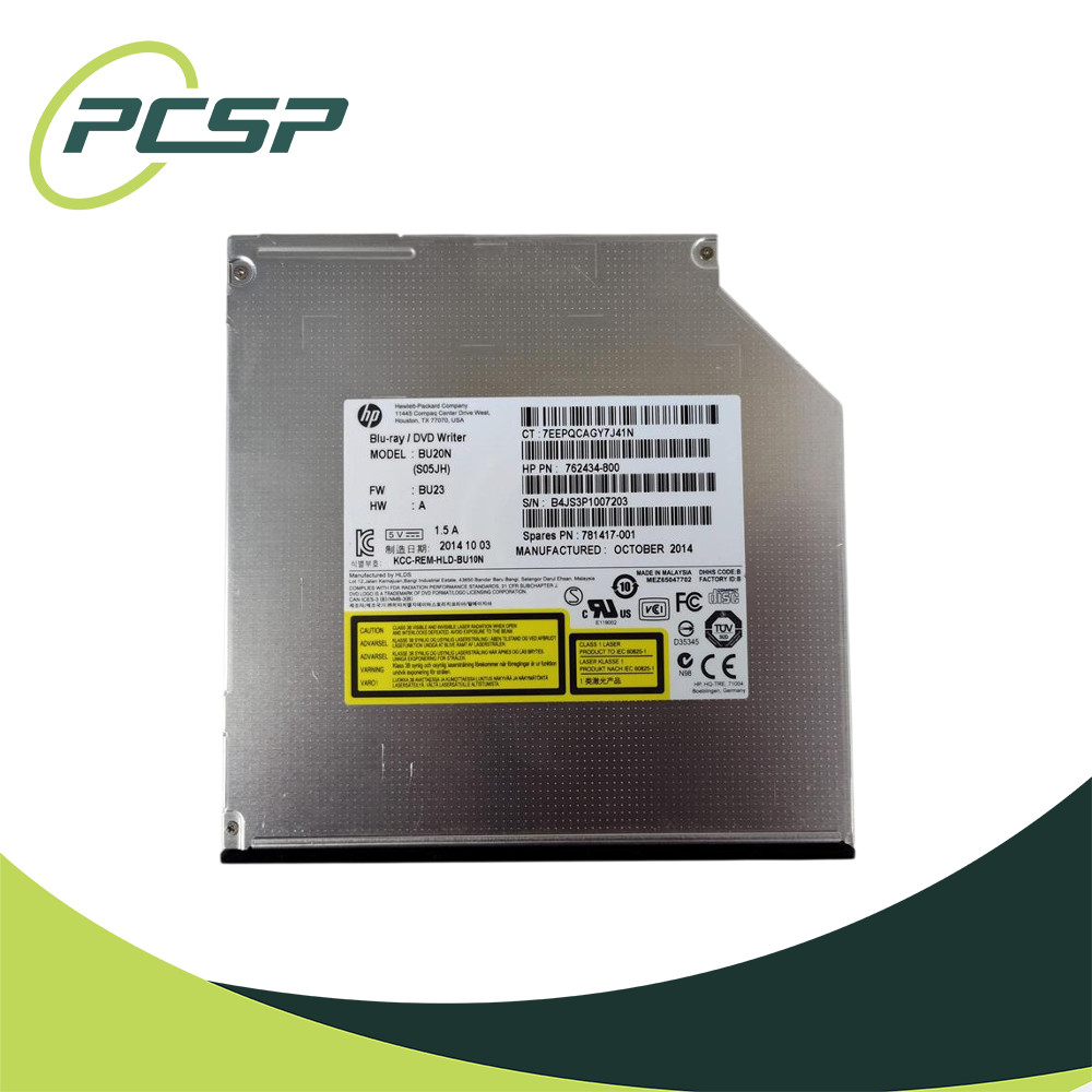 Genuine OEM HP 781417‑001 Ultra‑Slim 6X Blu‑ray BD‑Writer DVD RW Optical Drive
