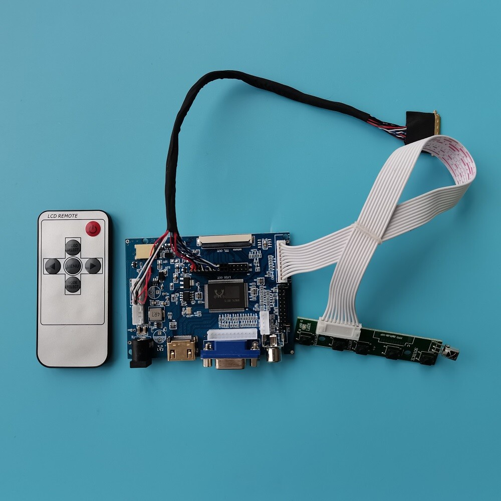For LTN156AT27 1366X768 panel Controller Board kit HDMI VGA 2AV LCD LED Screen 