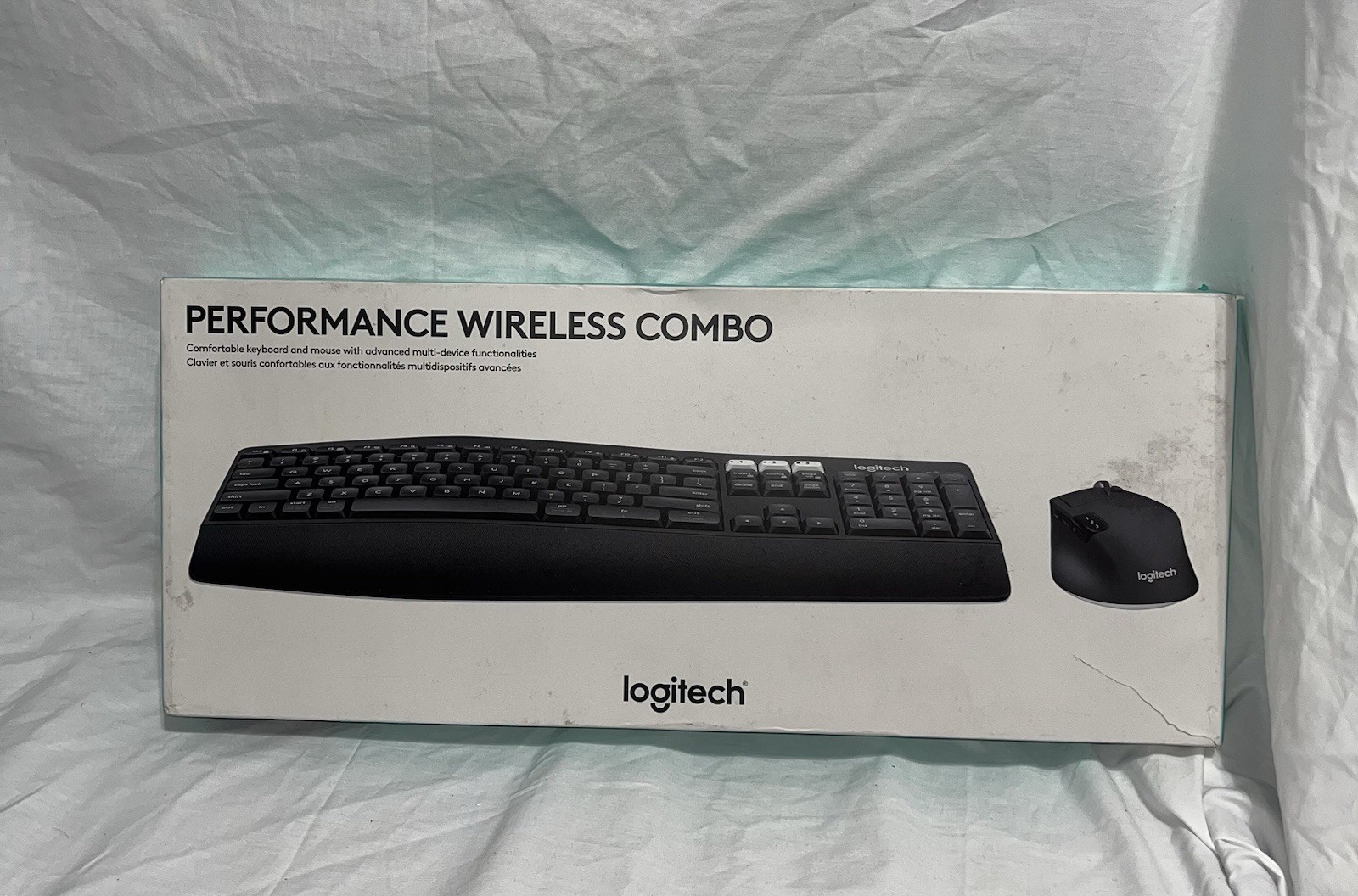 Logitech MK850 Performance Wireless Keyboard and Mouse Combo, Connect 2 Ways