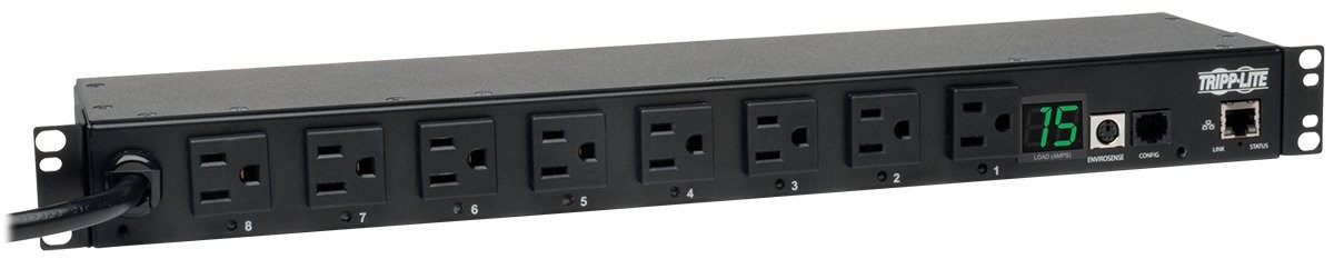 [NEW] Tripp-Lite PDUMH15NET2 Switched PDU 120V 15A 8-Outlet 1U Rack-Mount