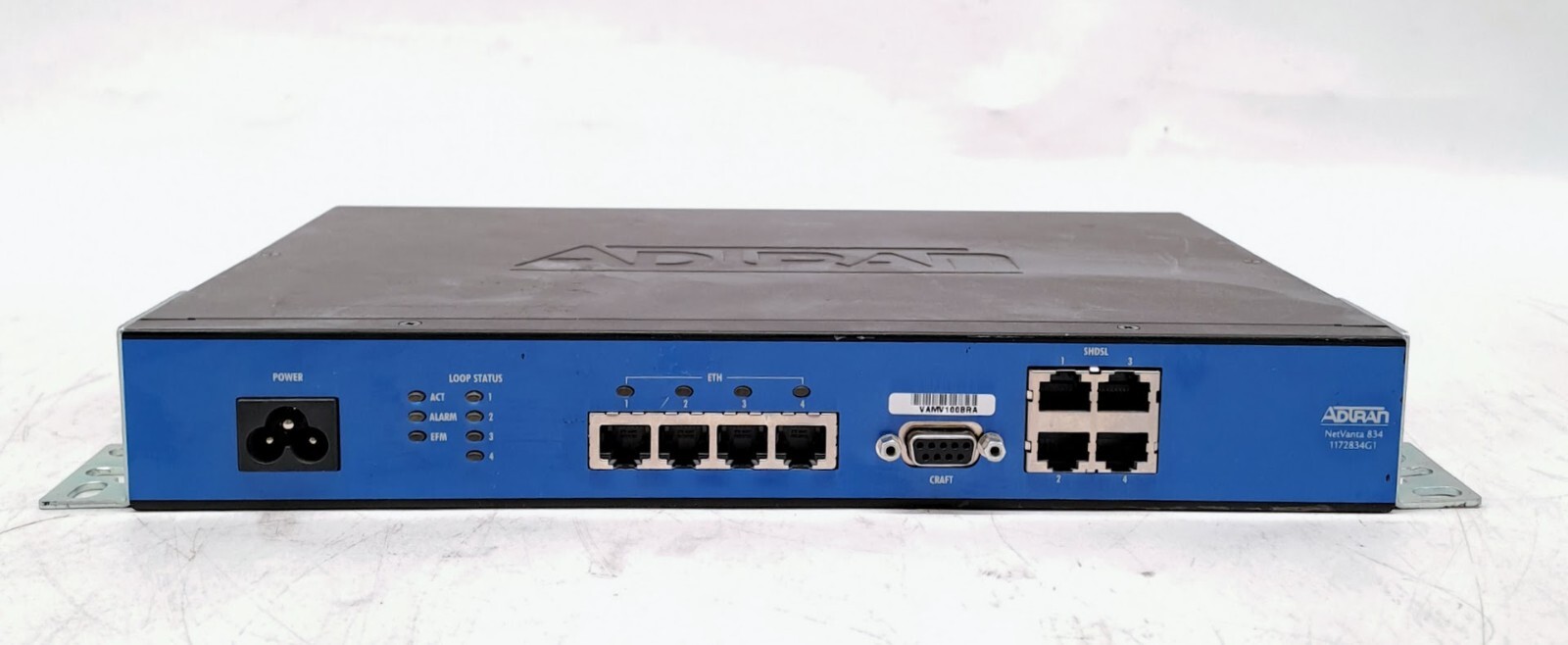 ADTRAN NetVanta 834 1172834G1 NTU 4 Port Ethernet Network Switch
