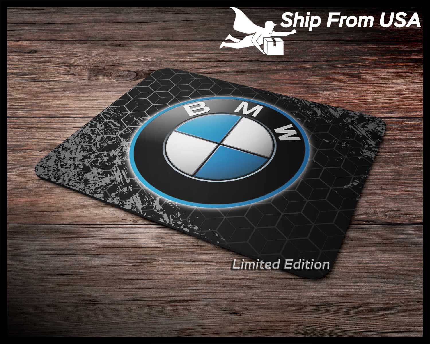 New item BMW LOGO Emblem Mousepad Gaming Mouse Pad Mat Anti Slip