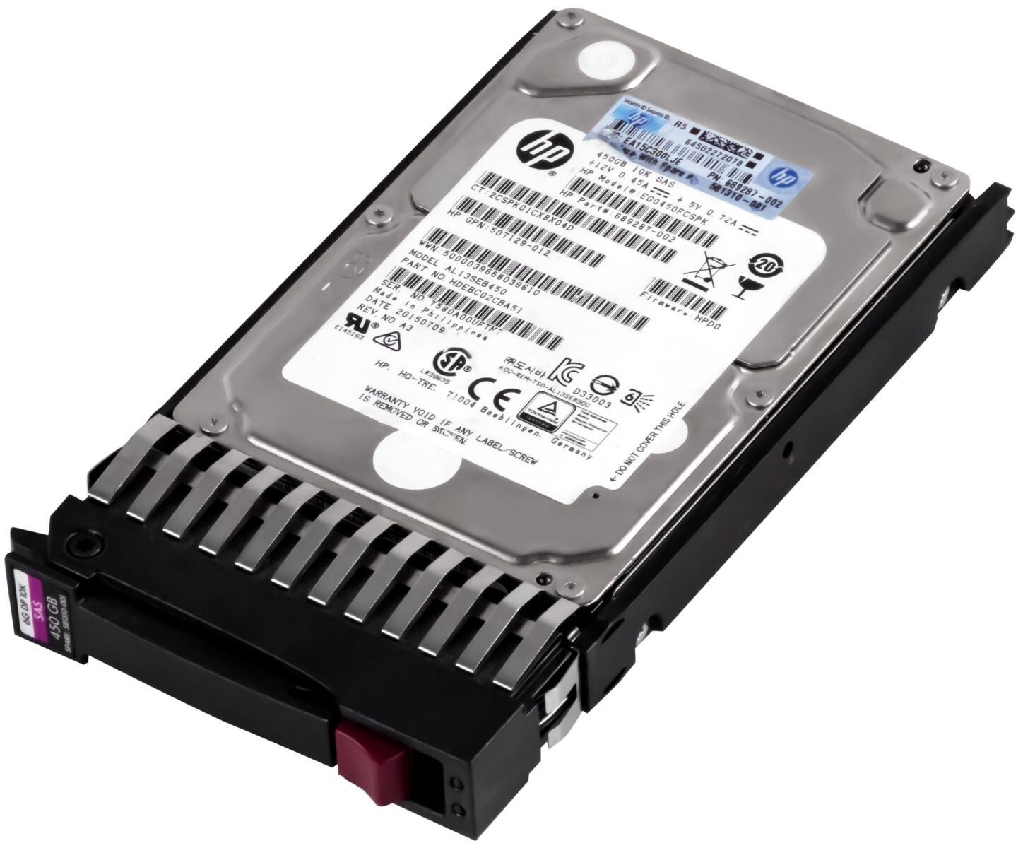 HARD DRIVE HP 430169-002 DH072BB978 72GB SAS 15K 16MB 2.5''