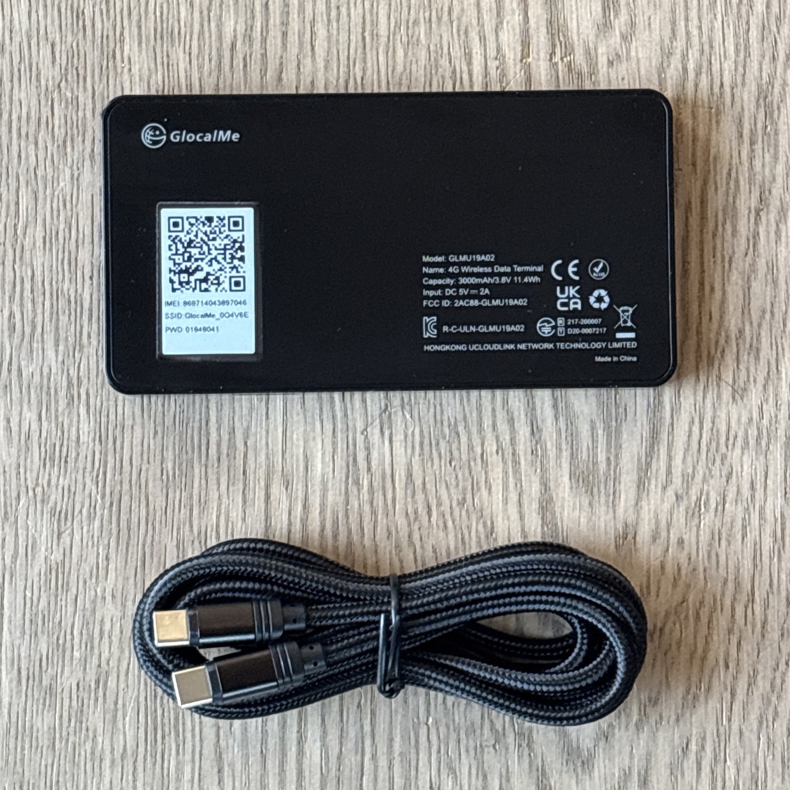 Glocalme U3 4G LTE Unlocked Hotspot Device, Wireless WiFi Black