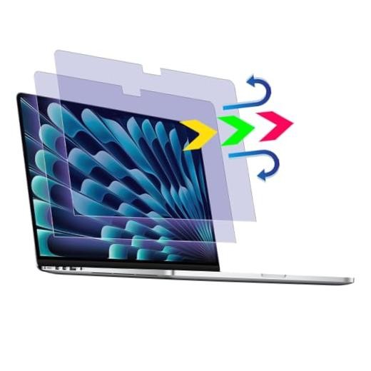 2-Pack Designed for All-New MacBook Air 15 inch Screen Protector (M5/M4/M3/M2