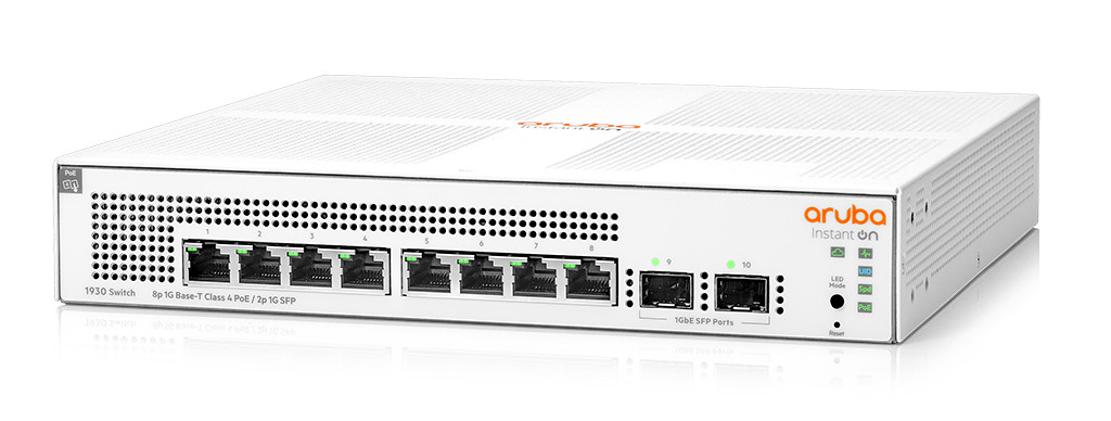 Aruba Instant On 1930 8G Class4 PoE 2SFP 124W smart-managed 8-port Switch JL681A