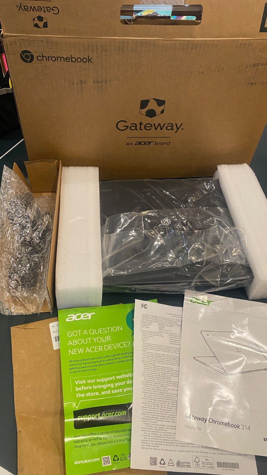Gateway Chromebook 314 CBO314-1H-C476 Laptop | Intel Celeron N4500 | 14". New