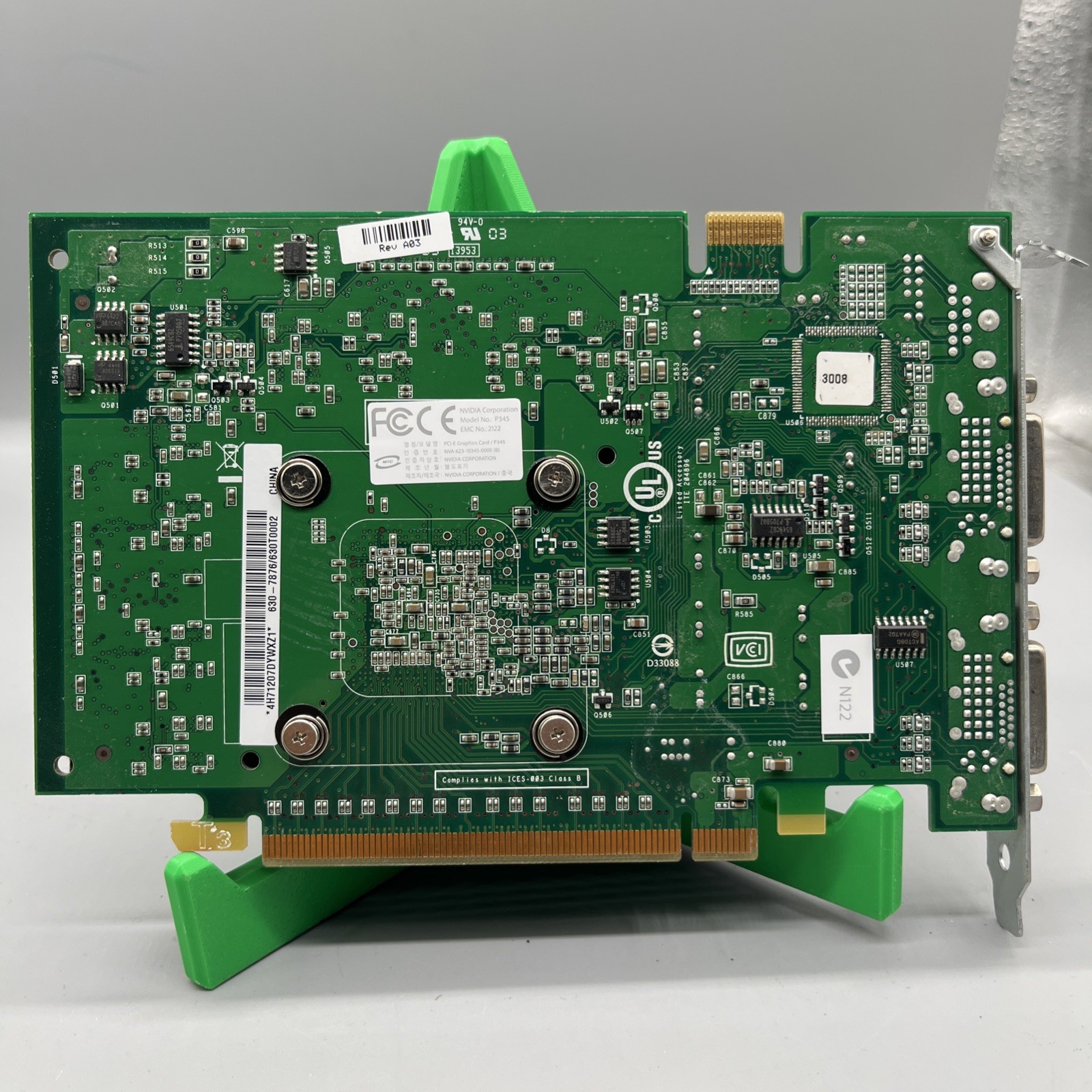APPLE MAC PRO NVIDIA GEFORCE 7300 GT 256MB PCI EXPRESS VIDEO CARD 630-7876