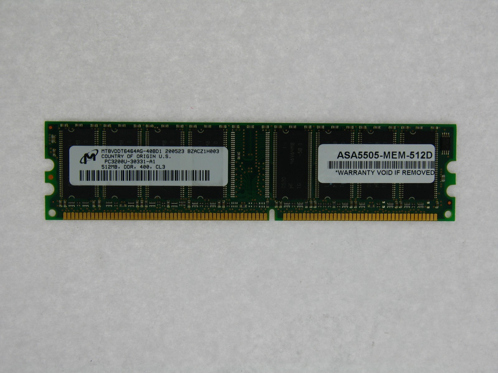 ASA5505-MEM-512D 512MB Approved DRAM Memory for Cisco ASA 5505