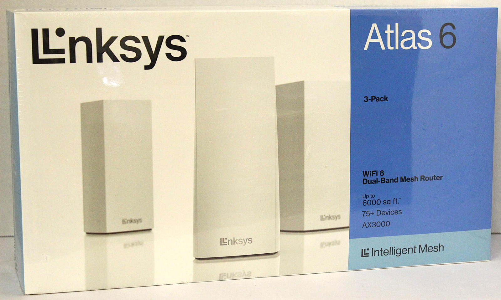 Linksys 3Pack Altas 6 WiFi 6 Dual-Band Mesh Router 