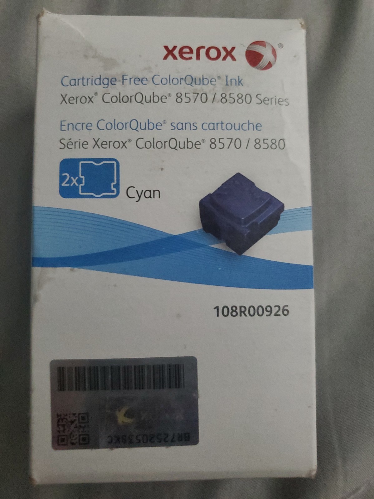 Xerox  Original ColorQube 8570 Solid Ink Cyan (2 Sticks)