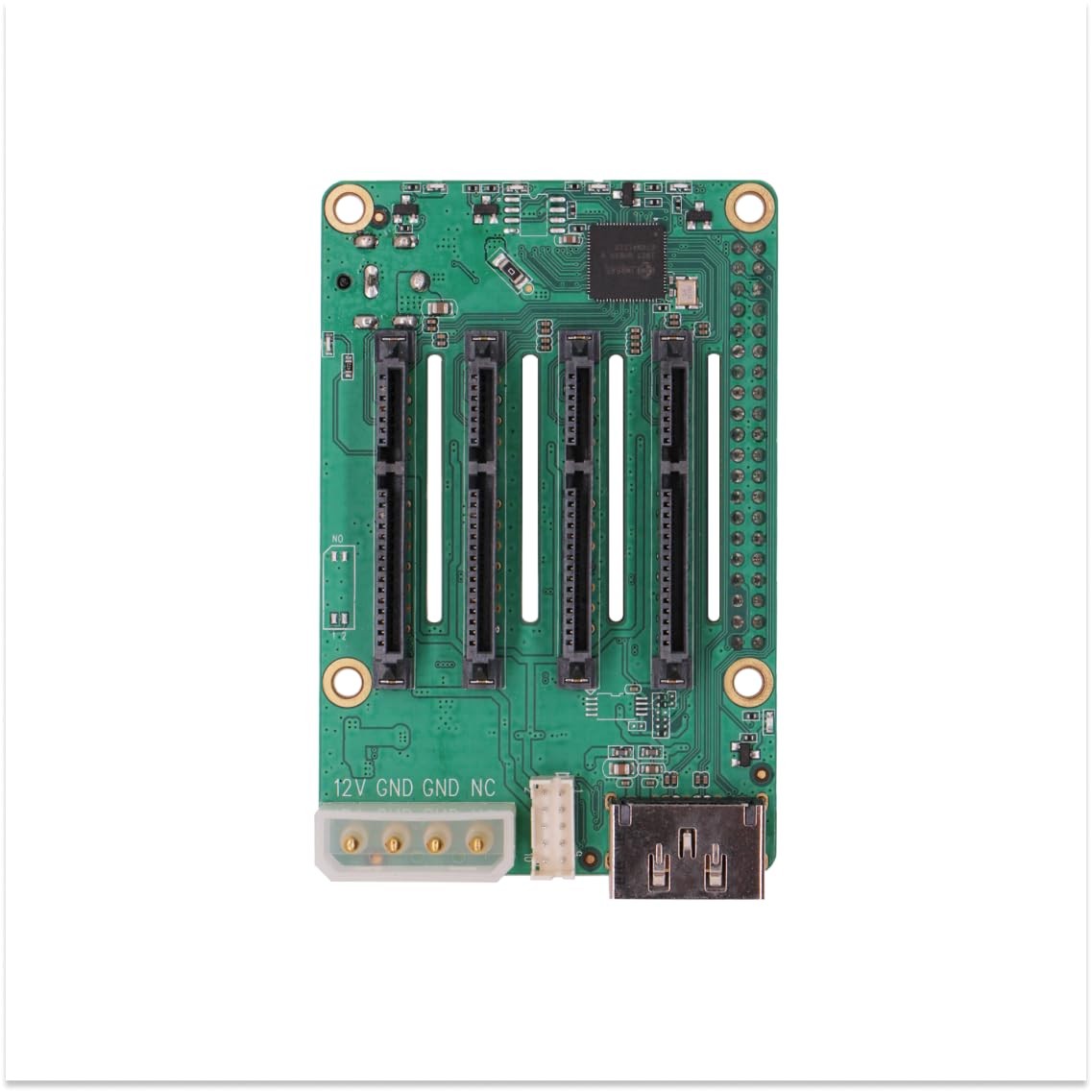 Penta SATA HAT, Up to 5X SATA disks HAT for Raspberry Pi 5 and Rock Pi SBCs