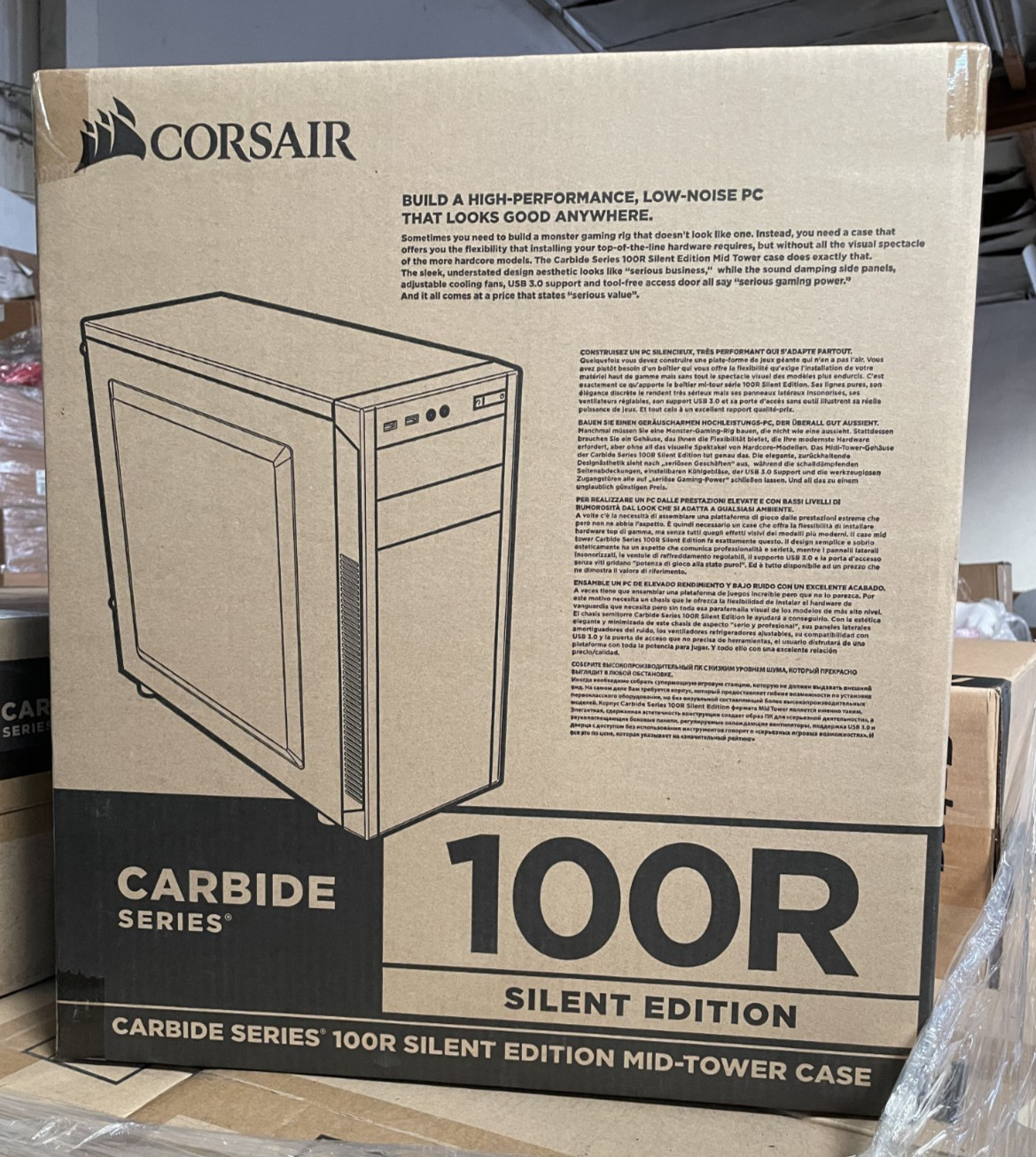 Corsair Carbide Series 100R Micro ATX Mid-Tower Computer Case New